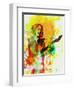 Legendary Kirk Hammett Watercolor-Olivia Morgan-Framed Art Print