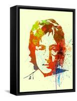 Legendary Lennon Watercolor II-Olivia Morgan-Framed Stretched Canvas