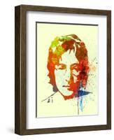 Legendary Lennon Watercolor II-Olivia Morgan-Framed Art Print