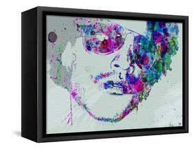 Legendary Lenny Watercolor I-Olivia Morgan-Framed Stretched Canvas