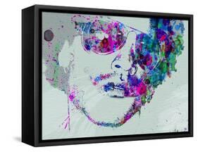 Legendary Lenny Watercolor I-Olivia Morgan-Framed Stretched Canvas