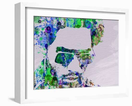 Legendary Lenny Watercolor II-Olivia Morgan-Framed Art Print