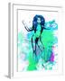 Legendary Lil Kim Watercolor-Olivia Morgan-Framed Art Print