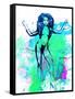 Legendary Lil Kim Watercolor-Olivia Morgan-Framed Stretched Canvas