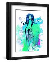 Legendary Lil Kim Watercolor-Olivia Morgan-Framed Art Print