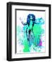 Legendary Lil Kim Watercolor-Olivia Morgan-Framed Art Print