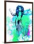 Legendary Lil Kim Watercolor-Olivia Morgan-Framed Art Print