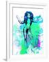 Legendary Lil Kim Watercolor-Olivia Morgan-Framed Art Print