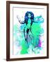 Legendary Lil Kim Watercolor-Olivia Morgan-Framed Art Print