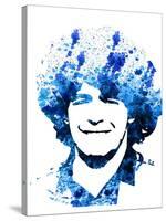 Legendary Maradona Watercolor-Olivia Morgan-Stretched Canvas