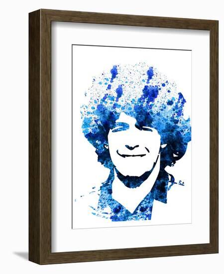 Legendary Maradona Watercolor-Olivia Morgan-Framed Art Print