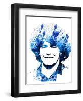 Legendary Maradona Watercolor-Olivia Morgan-Framed Art Print