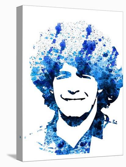 Legendary Maradona Watercolor-Olivia Morgan-Stretched Canvas