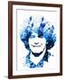 Legendary Maradona Watercolor-Olivia Morgan-Framed Art Print