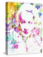 Legendary Marlene Dietrich Watercolor II-Olivia Morgan-Stretched Canvas