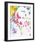 Legendary Marlene Dietrich Watercolor II-Olivia Morgan-Framed Art Print