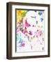 Legendary Marlene Dietrich Watercolor II-Olivia Morgan-Framed Art Print