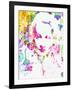 Legendary Marlene Dietrich Watercolor II-Olivia Morgan-Framed Art Print