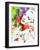 Legendary Marlene Dietrich Watercolor III-Olivia Morgan-Framed Art Print