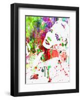 Legendary Marlene Dietrich Watercolor III-Olivia Morgan-Framed Art Print