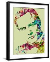 Legendary Marlon Brando Watercolor-Olivia Morgan-Framed Art Print