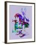 Legendary Mia Wallace Watercolor-Olivia Morgan-Framed Art Print