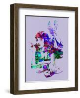 Legendary Mia Wallace Watercolor-Olivia Morgan-Framed Art Print