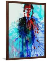 Legendary Mick Jagger Watercolor-Olivia Morgan-Framed Art Print