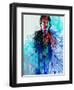 Legendary Mick Jagger Watercolor-Olivia Morgan-Framed Art Print