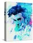 Legendary Morrissey Watercolor-Olivia Morgan-Stretched Canvas