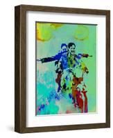 Legendary Motorcycle Diaries Watercolor-Olivia Morgan-Framed Art Print