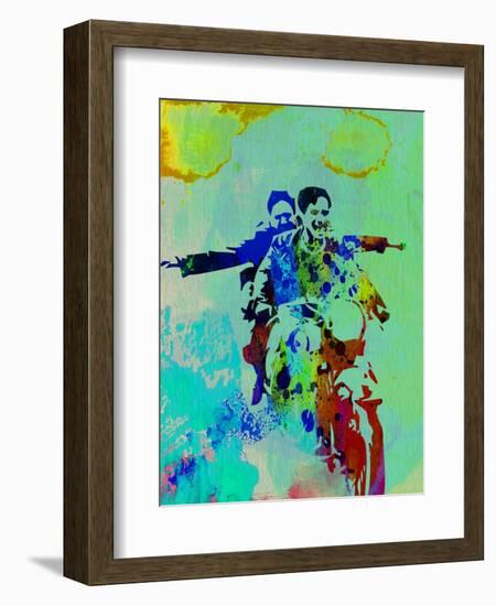 Legendary Motorcycle Diaries Watercolor-Olivia Morgan-Framed Art Print