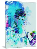 Legendary Muhammad Ali Watercolor-Olivia Morgan-Stretched Canvas