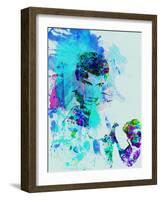 Legendary Muhammad Ali Watercolor-Olivia Morgan-Framed Art Print