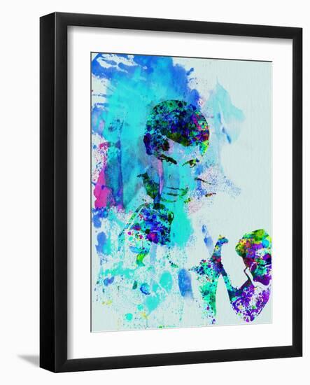 Legendary Muhammad Ali Watercolor-Olivia Morgan-Framed Art Print