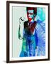 Legendary Nick Cave Watercolor-Olivia Morgan-Framed Art Print