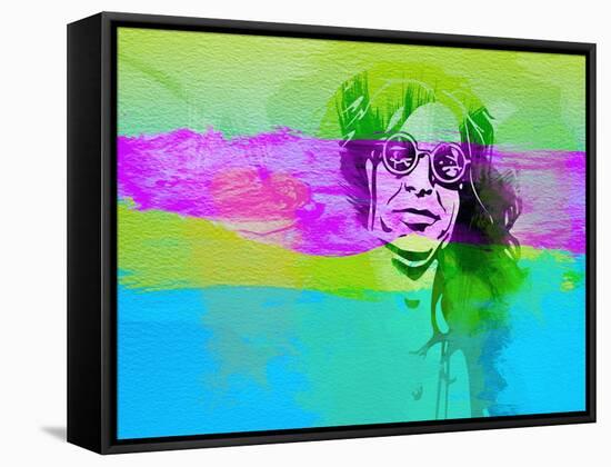 Legendary Ozzy Watercolor-Olivia Morgan-Framed Stretched Canvas