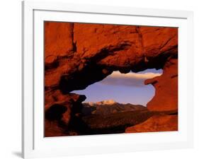 Legendary Pike's Peak, Garden of the Gods, Colorado Springs, Colorado-Jerry Ginsberg-Framed Photographic Print