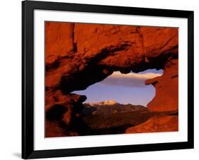 Legendary Pike's Peak, Garden of the Gods, Colorado Springs, Colorado-Jerry Ginsberg-Framed Photographic Print