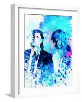 Legendary Pulp Fiction Watercolor-Olivia Morgan-Framed Art Print