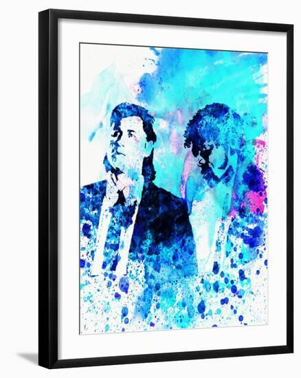 Legendary Pulp Fiction Watercolor-Olivia Morgan-Framed Art Print