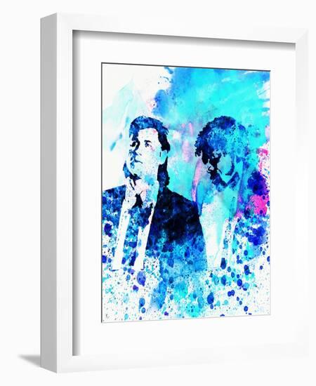 Legendary Pulp Fiction Watercolor-Olivia Morgan-Framed Art Print