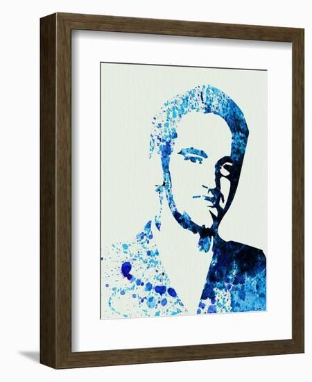 Legendary Quentin Tarantino Watercolor-Olivia Morgan-Framed Art Print