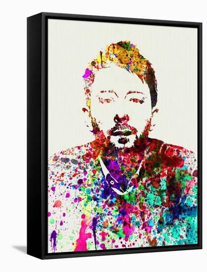 Legendary Radiohead Watercolor-Olivia Morgan-Framed Stretched Canvas