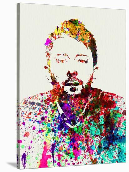 Legendary Radiohead Watercolor-Olivia Morgan-Stretched Canvas