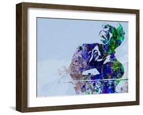 Legendary Ray Charles Watercolor-Olivia Morgan-Framed Art Print