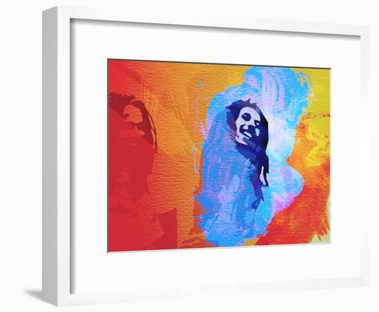 Legendary Reggae Watercolor-Olivia Morgan-Framed Art Print