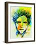 Legendary Robert Pattinson Watercolor-Olivia Morgan-Framed Art Print