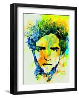 Legendary Robert Pattinson Watercolor-Olivia Morgan-Framed Art Print