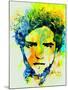 Legendary Robert Pattinson Watercolor-Olivia Morgan-Mounted Art Print